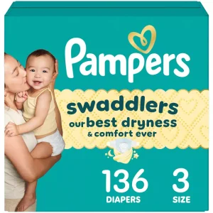 Pampers Swaddlers Diapers – Size 3 – 136ct Comfort
