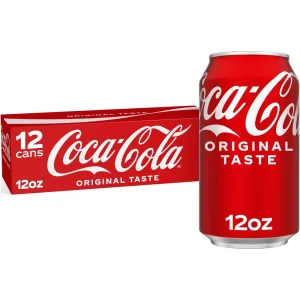 Coca-Cola Soda – 12pk/12 fl oz Cans Original Refreshing Taste