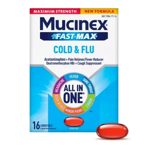 Mucinex Maximum Strength Fast-Max Liquid Gels Night Relief